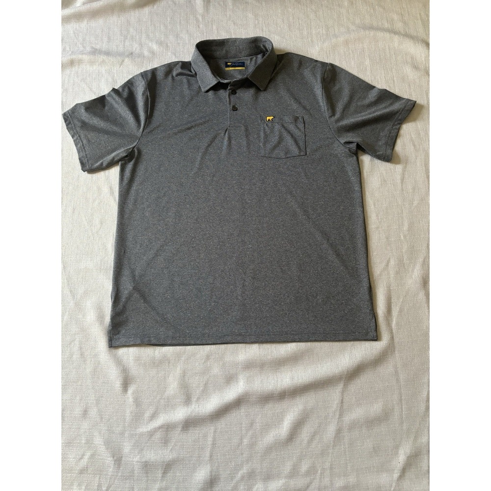 Jack Nicklaus Men's Grey Polo Shirt Size‎ L